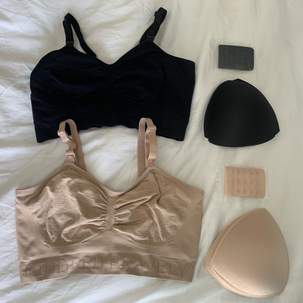 Set of TWO Kindred Bravely Sublime pumping nursing bras